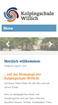 Mobile Screenshot of kolping-schule.de