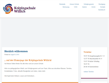 Tablet Screenshot of kolping-schule.de